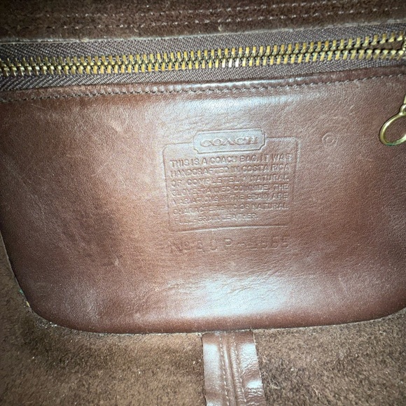 Vintage Coach Legacy Small Flap Field Bag 9965 in Mahogany with HangTag - Picture 14 of 14